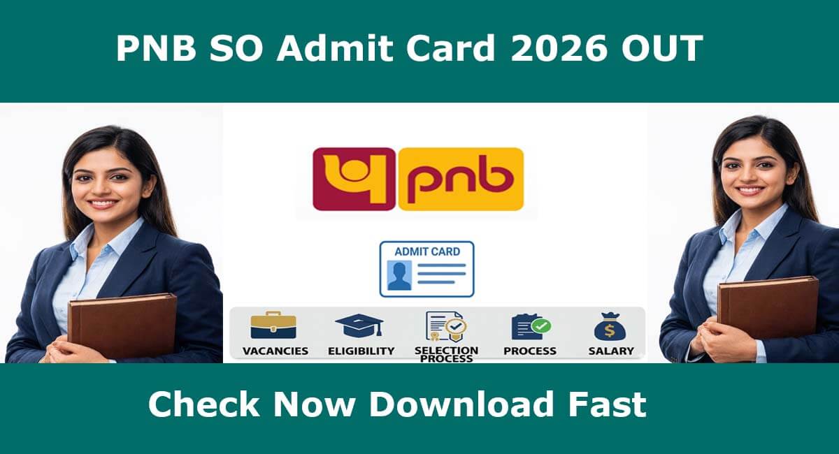 PNB SO Admit Card 2026