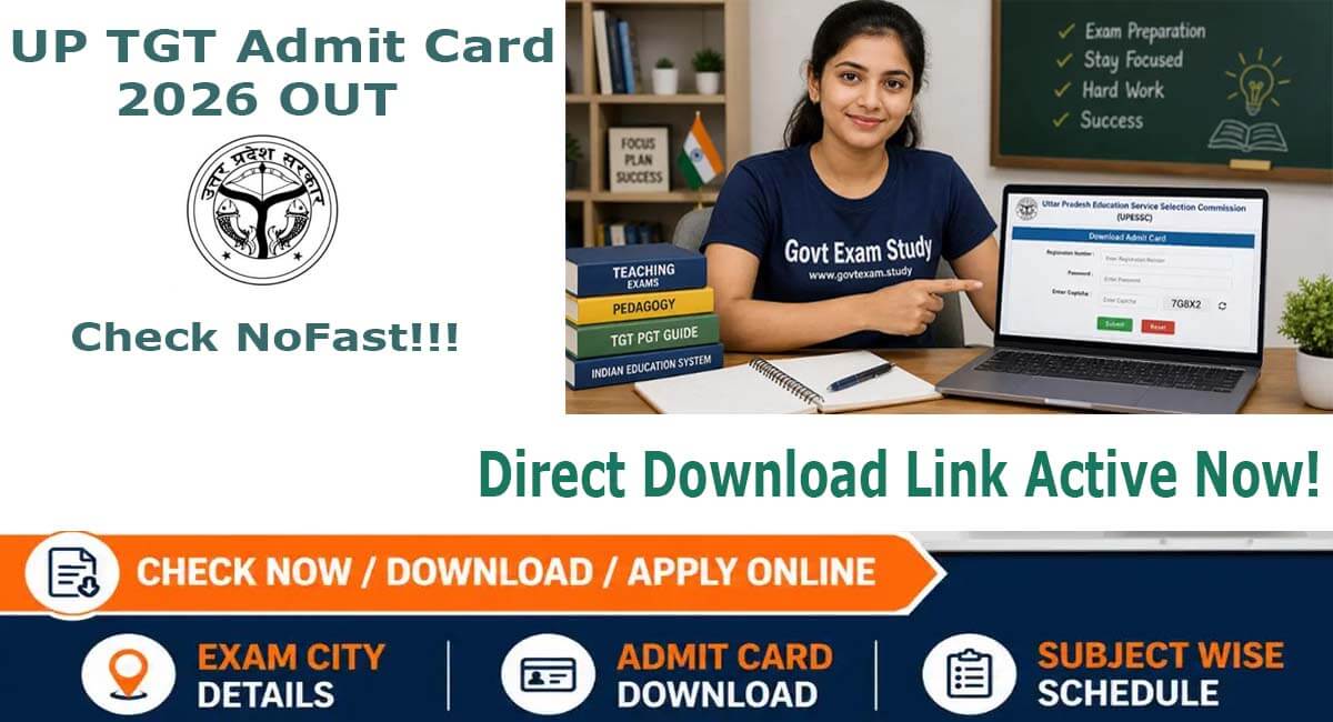 UP TGT Admit Card 2026